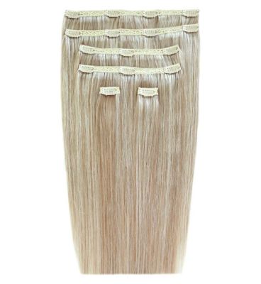 Beauty Works Double Hair Set Hair Extension 18 Inch Bohemain Blonde