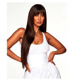 Beauty Works x Maya Jama Clip In Fringe Mocha Melt