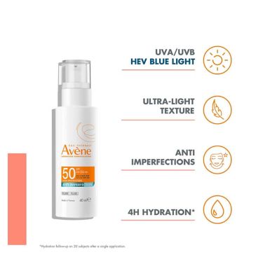 Avène Anti-Imperfection SPF50 for Blemish-Prone Skin 40ml