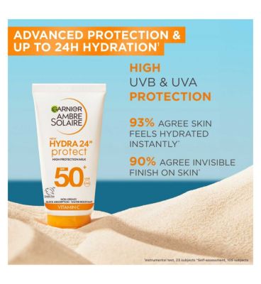 Ambre Solaire Hydra Mini Suncream SPF50+ 50ml Travel
