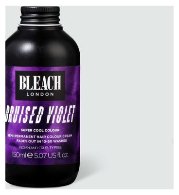 Bleach London Bruised Violet Super Cool Colour Semi Permanent Hair Colour 150ml