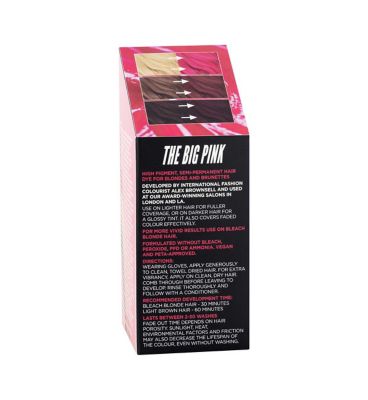 Bleach London The Big Pink Super Cool Colour Semi Permanent Hair Colour 150ml