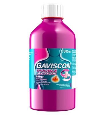 Gaviscon Double Action Mint Oral Suspension - 500ml