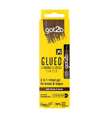 got2b Glued 4 Brows & Edges Tinted Brown 16ml