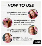 got2b Glued Wax Stick with Coconut Oil and Shea Butter 50g