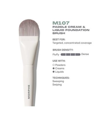 Morphe m107 Paddle Cream and Liquid Foundation Brush