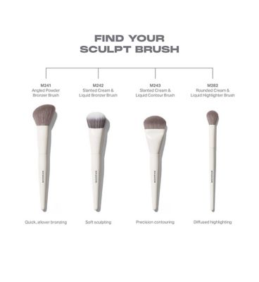 Morphe m282 Rounded Cream and Liquid Highlight Brush