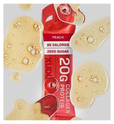 Kudu Collagen Protein Sachet Peach Flavour 63g 3s