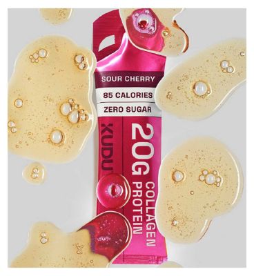Kudu Collagen Protein Sachet Sour Cherry Flavour 63g 3s