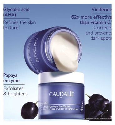 Caudalie Vinoperfect Dark Spot Correcting Glycolic Night Cream Refill 50ml