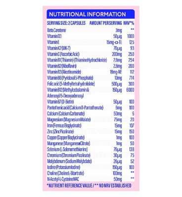OVA OVAHer Fertility and Pregnancy Support Capsules 56s