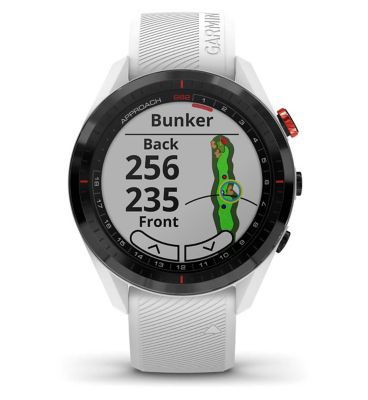 Garmin Approach S62 Golf Global Positioning System Smartwatch White