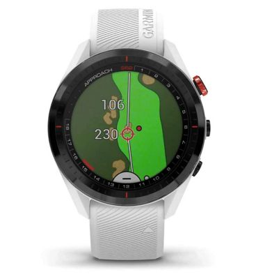 Garmin Approach S62 Golf Global Positioning System Smartwatch White
