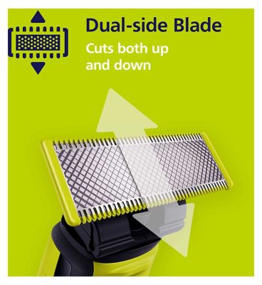 Philips OneBlade 360 for Face with 5-in-1 Adjustable Comb - Trim, Edge, Shave, QP2734/23