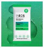 INEOS Skin Science Geranium + Mint Deodorant Body Wipes - 15 Pack