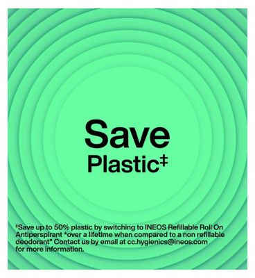 INEOS Skin Science Geranium + Mint Antiperspirant Deodorant Roll On Refill 50ml