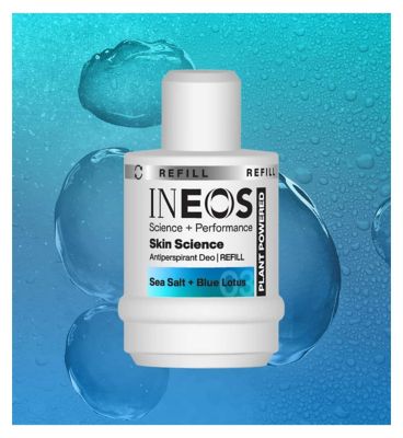 INEOS Skin Science Sea Salt + Blue Lotus Antiperspirant Deodorant Roll On Refill 50ml
