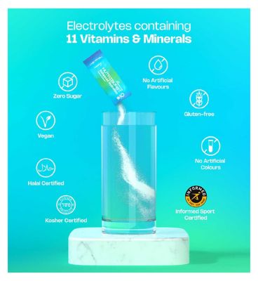 Nutriburst Enhanced Hydration and Recovery Powder Mixed Fruit Sachets 3g 6s