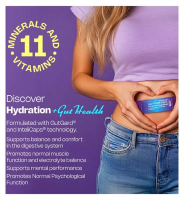 Nutriburst Enhanced Hydration Gut Health Powder Mixed Flavour Sachets 4.5g 15s