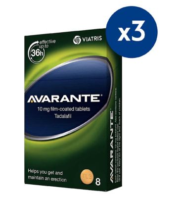 Avarante 10mg Film-Coated Tablets - 24 Tablets