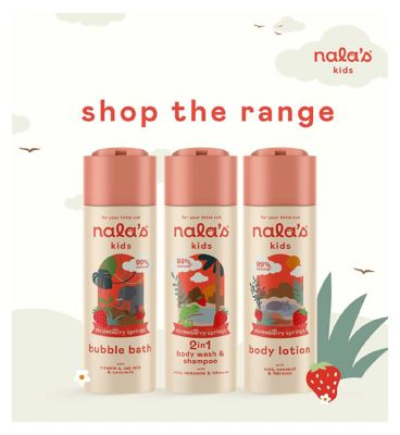 Nala's Kids Bubble Bath Strawberry Springs 200ml