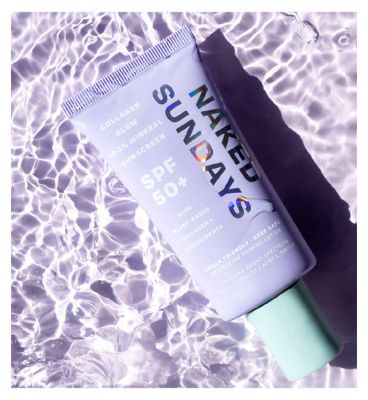 Naked Sundays Collagen Glow 100% Mineral Sunscreen SPF50+ 50mL
