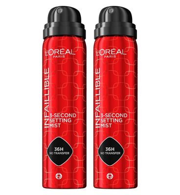 L'Oreal Paris Infallible Setting Spray Mist Duo Bundle