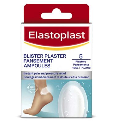 Elastoplast Large Waterproof Blister Plasters - 5 Pack