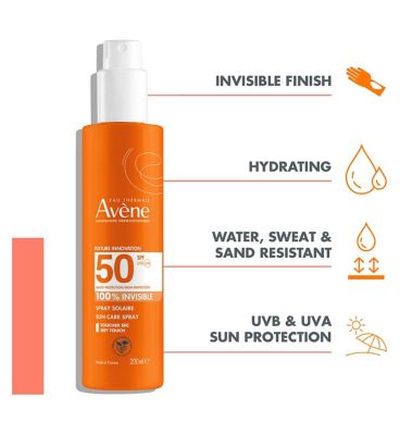 Avène Sun Protection Spray SPF50 200ml