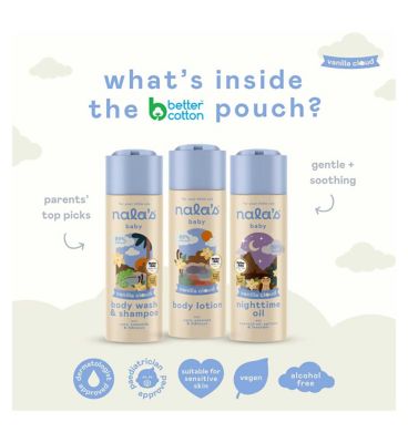 Nala's Baby Vanilla Cloud Collection 3 x 200ml