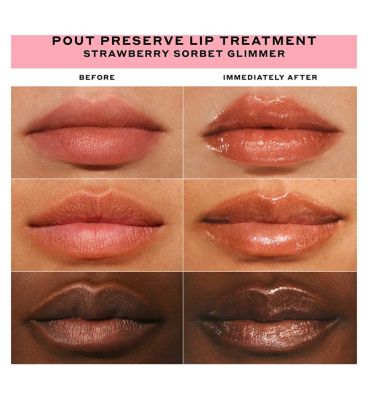 Ole Henriksen Pout Preserve Peptide Lip Treatment Strawberry Sorbet Glimmer 12ml