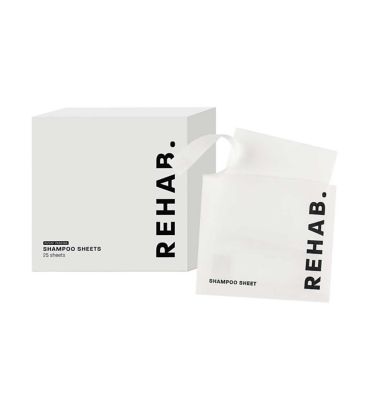 REHAB. Shampoo Sheets 25 Sheets