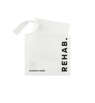 REHAB. Shampoo Sheets 25 Sheets
