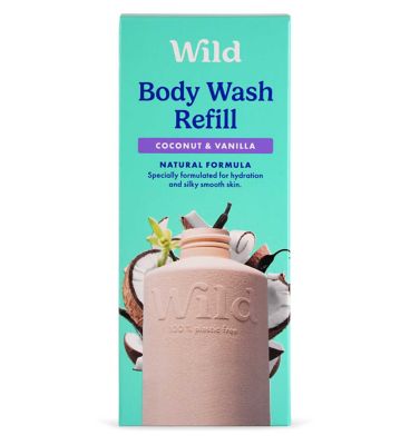 Wild Body Wash, Coconut & Vanilla Refill, 300ml