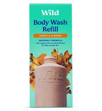 Wild Body Wash Refill, Honey & Almond, 300ml