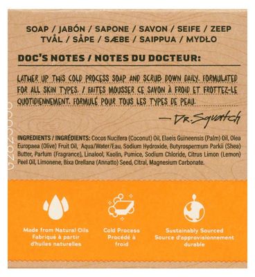 Dr. Squatch Soap Bar Summer Citrus 141.7g