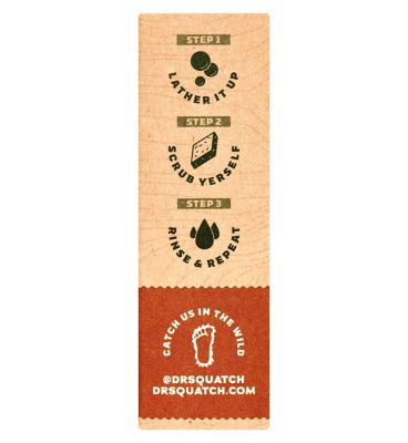 Dr. Squatch Natural Soap Bar Wood Barrel Bourbon 141.7g