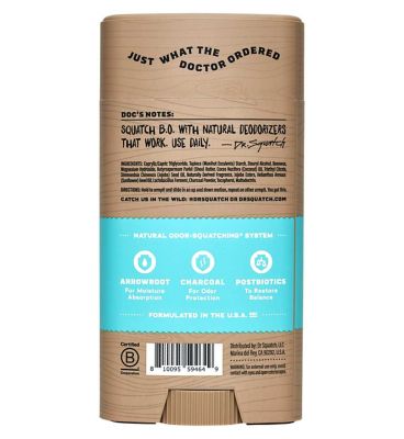Dr. Squatch Deodorant Wide Stick Coconut Castaway 75g