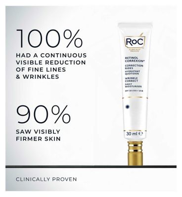 RoC Retinol Correxion Wrinkle Correct Daily Moisturiser Spf30 30ml