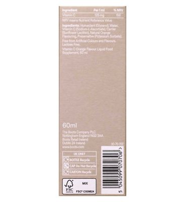 Modern Chemistry Liposomal Vitamin C Drops 60ml
