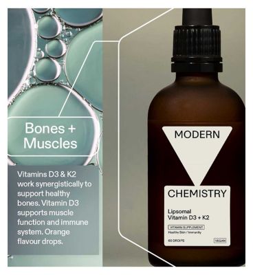 Modern Chemistry Liposomal Vitamin D3 & K2 Drops 60ml