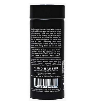Blind Barber 80 Proof Texturizing Style Powder 15g