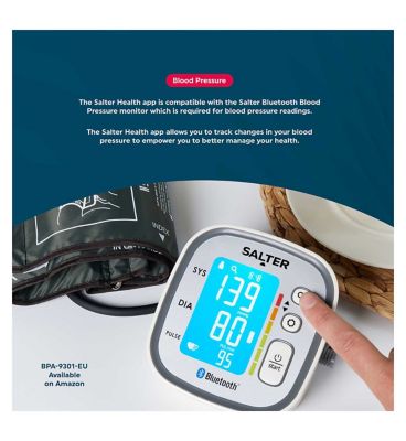 Salter Black Bluetooth Smart Scale