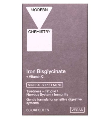 Modern Chemistry Iron Bisglycinate + Vitamin C Capsules 60s
