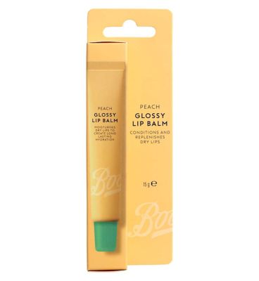 Boots Glossy Lip Balm Peach 15g