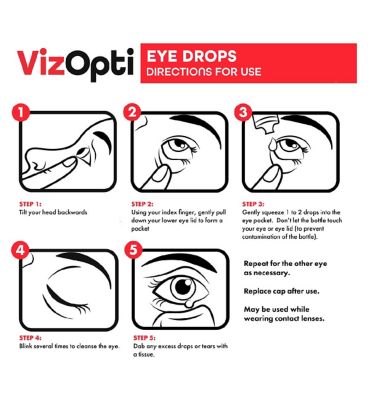 Viz Opti Preservative-Free Dry Eyes Eye Drops -10ml
