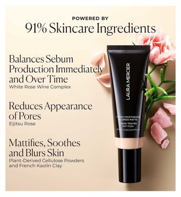 Laura Mercier Tinted Moisturiser Blurred Matte Oil Free SPF30 45ml
