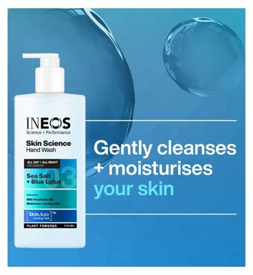 Ineos Skin Science Sea Salt + Blue Lotus Hand Wash 500ml