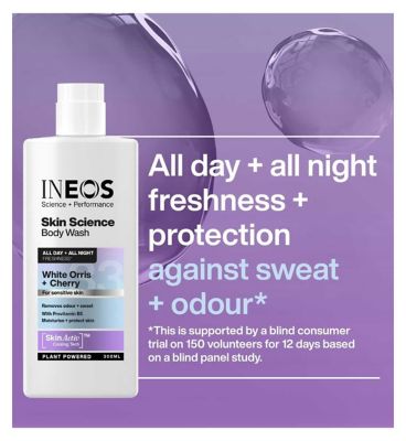 Ineos Skin Science White Orris + Cherry Body Wash 300ml