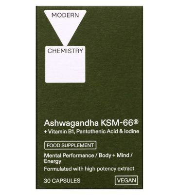 Modern Chemistry Ashwagandha KSM-66 Capsules 30s